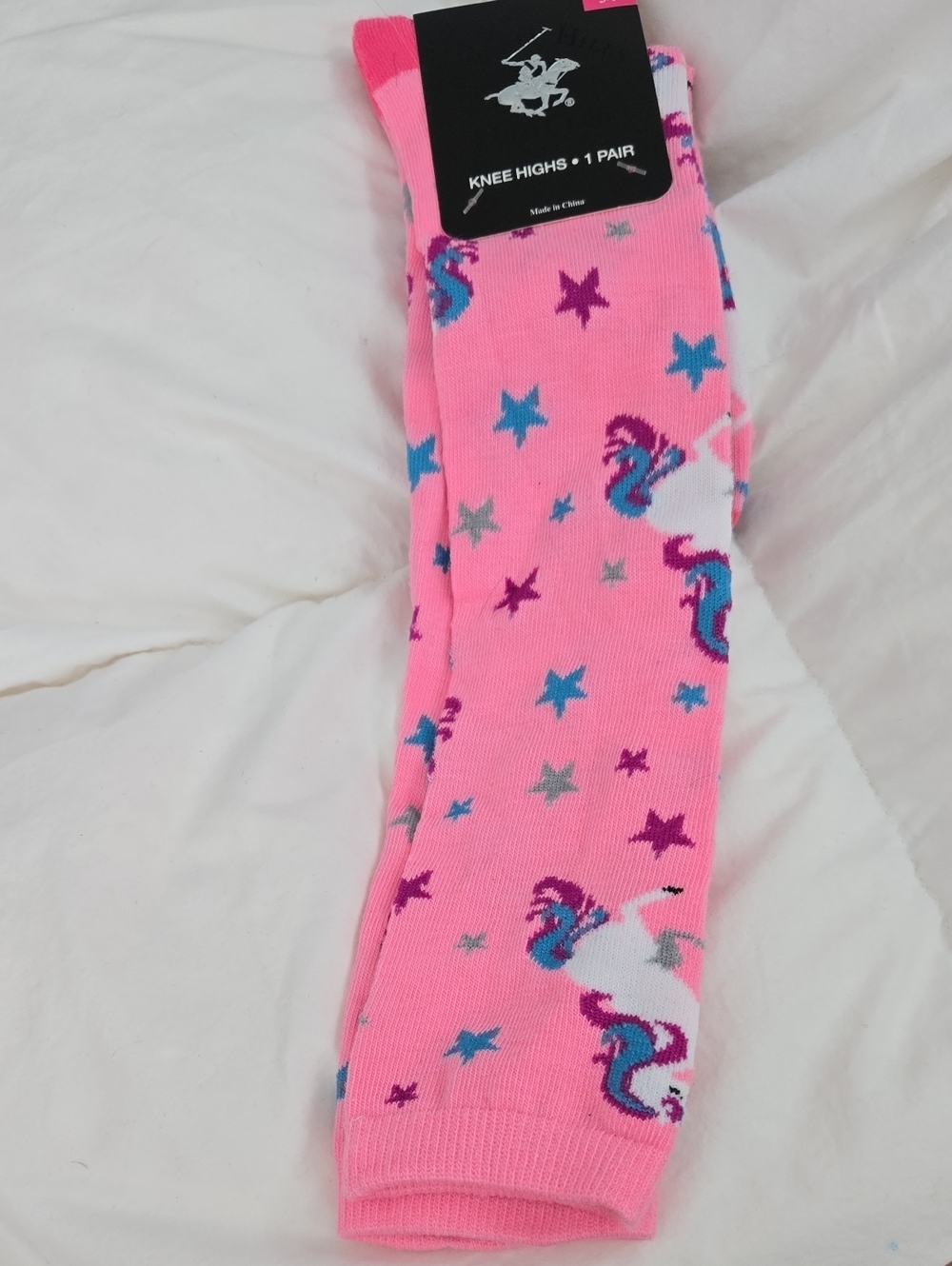 adidas Pink Unicorn & Star Knee-High Socks